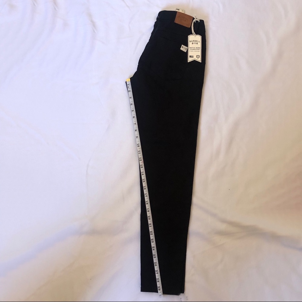 NWT Barbell apparel black skinny pants size 29